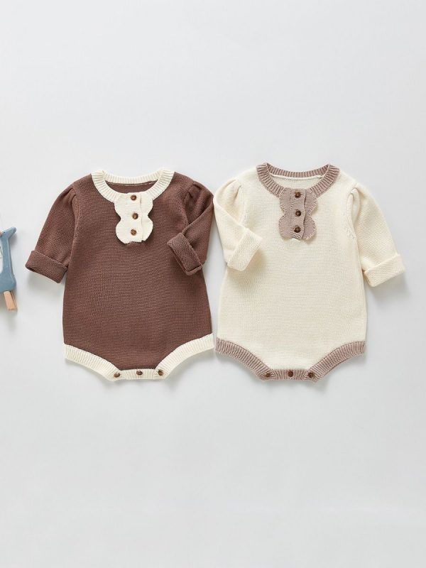 Plain Knit Bodysuit