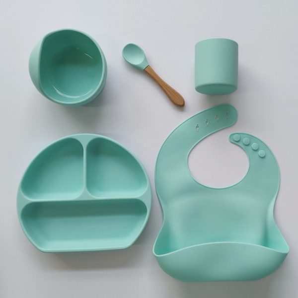 5 Piece Silicone Feeding Set - Image 4