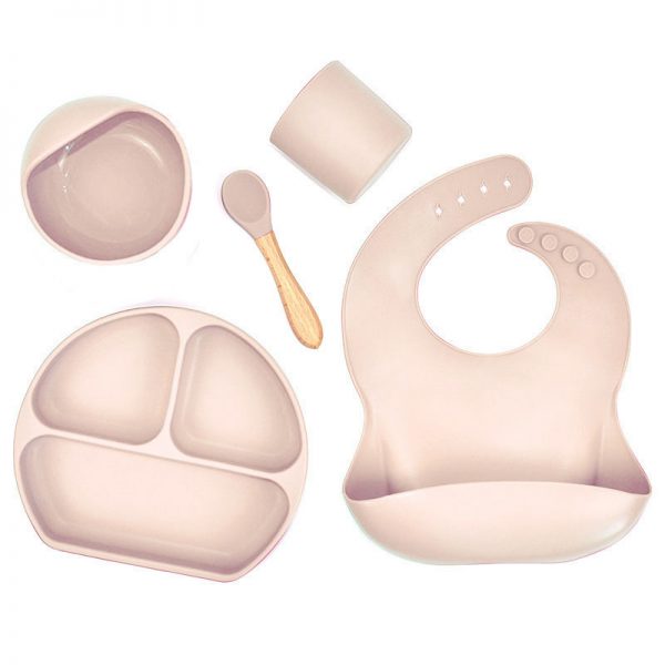 5 Piece Silicone Feeding Set