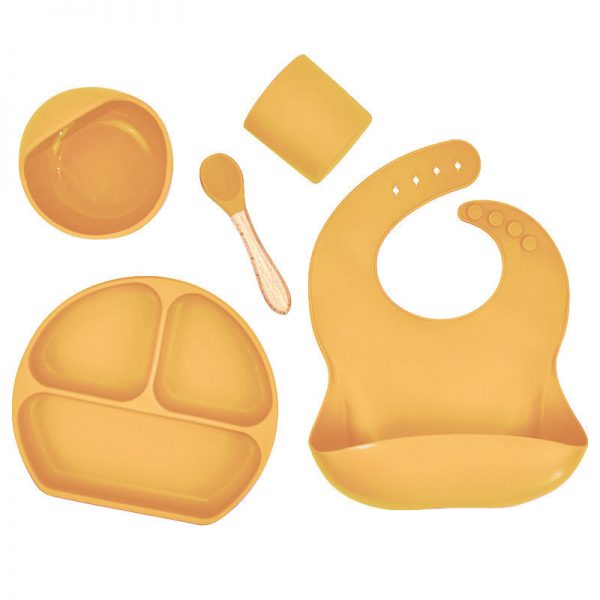 5 Piece Silicone Feeding Set - Image 5