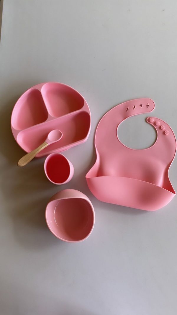 5 Piece Silicone Feeding Set - Image 3