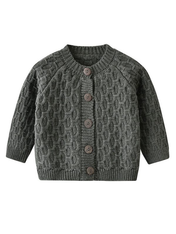 Ribbed Knit Cardigan - Image 2