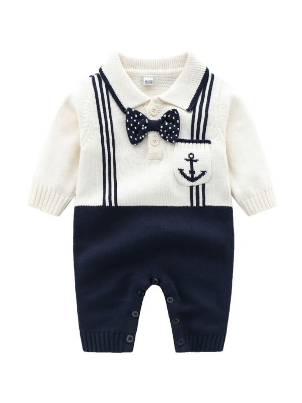 Sailor Knit Jumpsuit