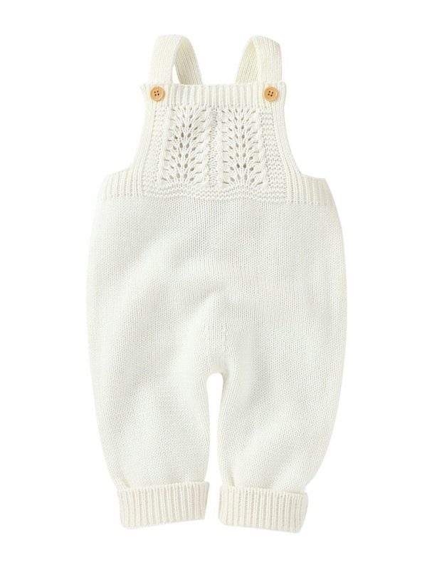 Cream Overalls Jumpsuit