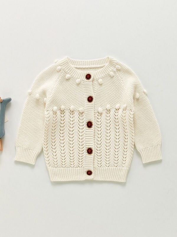 Pom Pom Knit Cardigan - Image 2