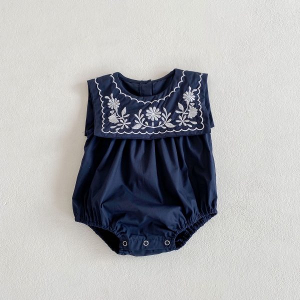 Embroidered Sleeveless Bodysuits - Image 3