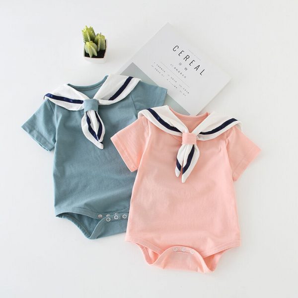 Sailor Short Sleeve Bodysuits