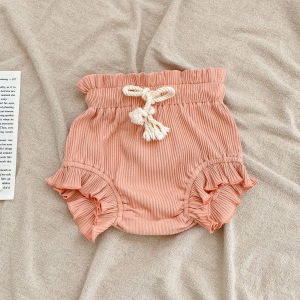 Ruffle Trim Bodysuit & Shorts - Image 3