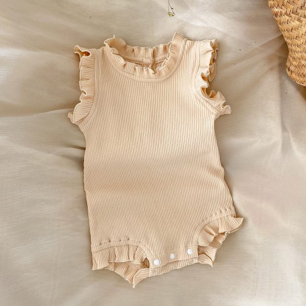 Ruffle Trim Bodysuit & Shorts - Image 4