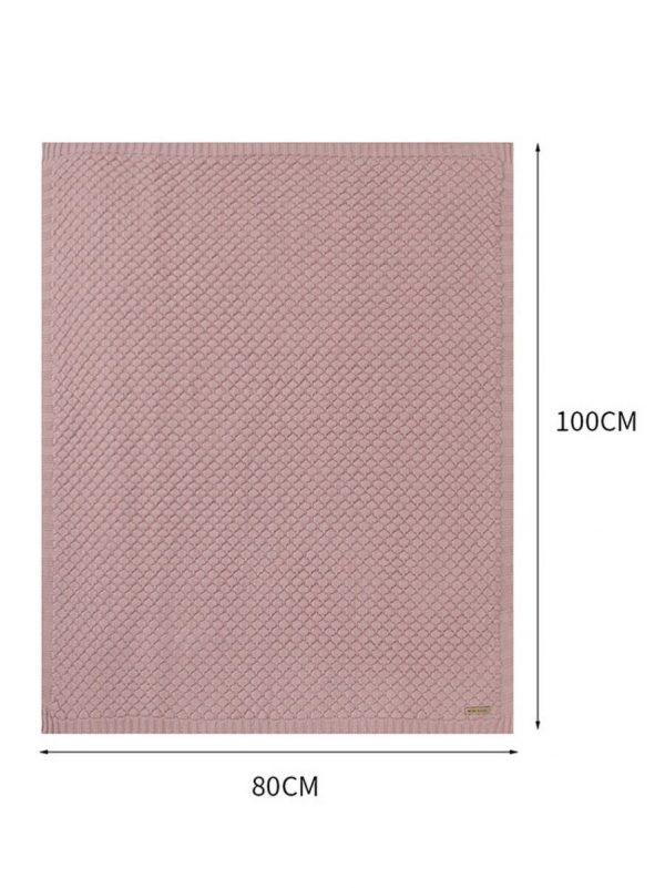 Pink Knit Blanket - Image 2