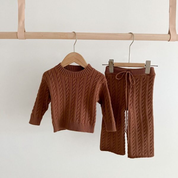 Knitted Twist Sweater Set - Image 3