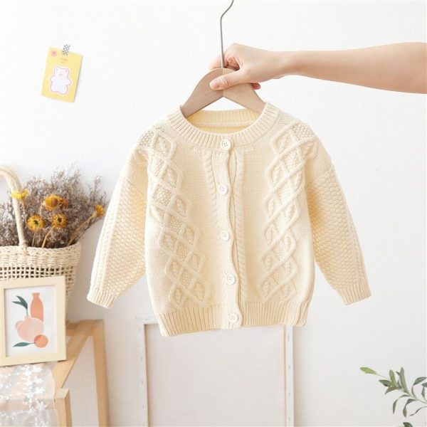 Diamond Knit Cardigan - Image 3