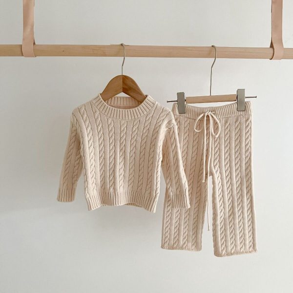 Knitted Twist Sweater Set - Image 2