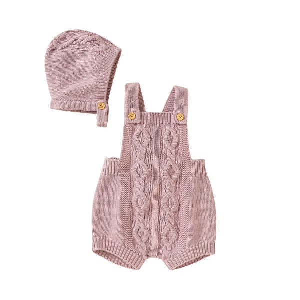 Knitted Jumpsuit & Hat